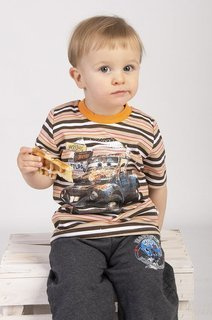 Bluzka Piotruś - brązowa