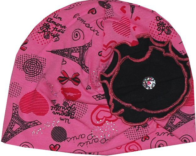 Czapka Paris- różowa