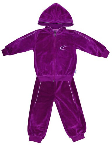 Dres SPORTOWY welur-fiolet