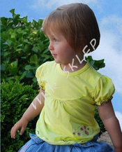 Bluzka Princess roz.80 żółta