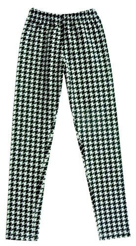 Legginsy Pepitka - czarno-białe