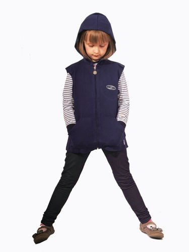 Kamizelka bawełniana- granatowa