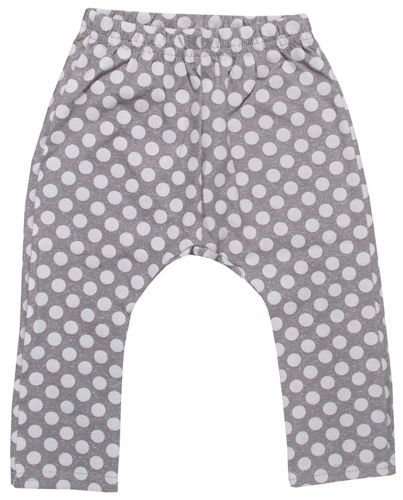 Spodnie bawełniane BAGGY R.80,86 groszki