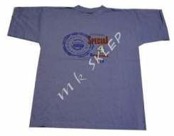 T-shirt - niebiesko-fioletowy