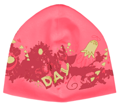 Czapka dziewczęca - morelowa