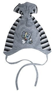 Czapka 'U'  popielata