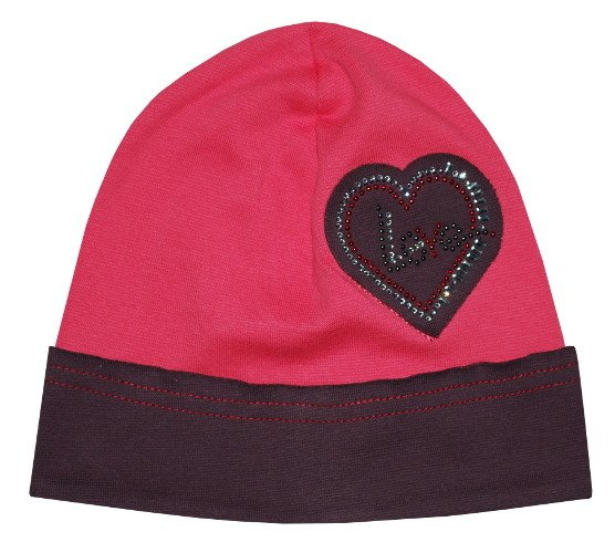 Czapka 'C218'- brzoskwiniowa