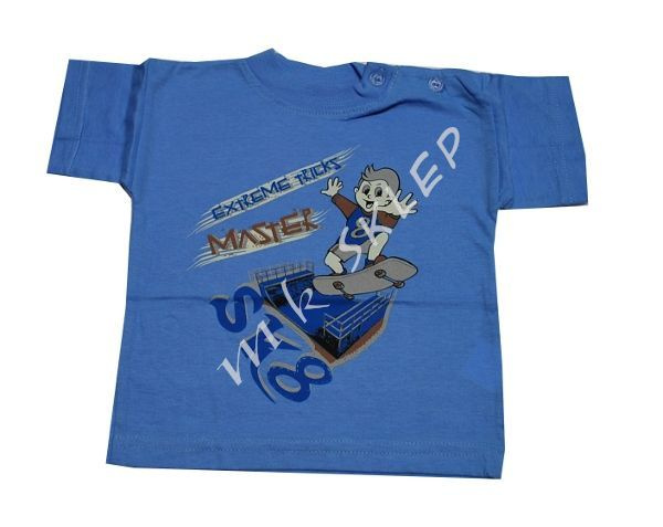 T-shirt z krótkim rękawem - niebieski