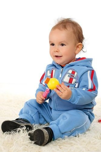 Komplet dresowy KIDS roz.68-86 błękitny