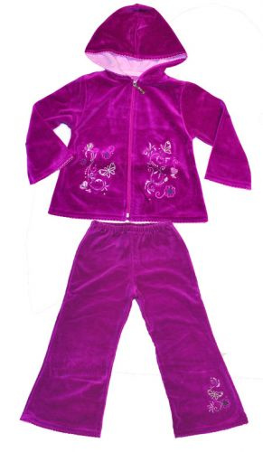 Komplet Sissi roz.92-104 różowo-fioletowy