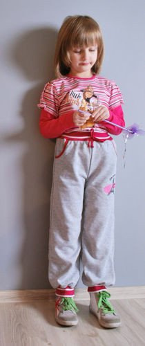 Spodnie dresowe-popiel