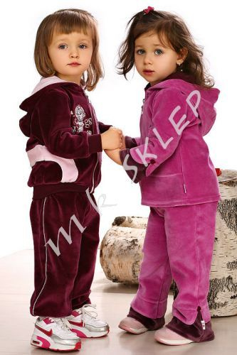 Komplet Amelka roz.62-74 amarantowy