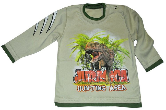 Bluzka Jurassic roz.92 jasnobeżowa