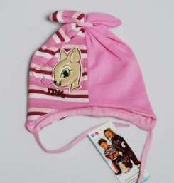 Czapka SMYK -różowa