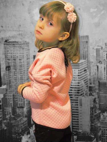 Bluzka pikowana B101 roz.146-164 różowa