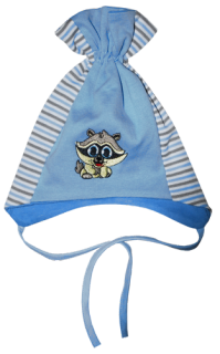 Czapka 'U'  błękitna