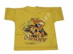 T-shirt niemowlęcy- żółty