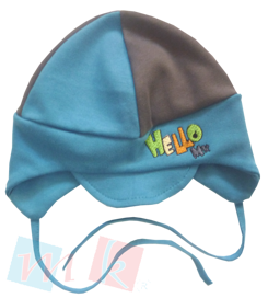 Czapka z daszkiem- turkusowa