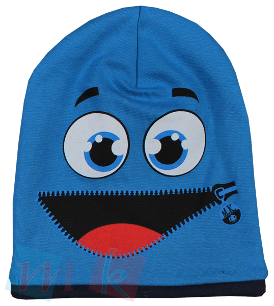 Czapka MONSTER 2- turkusowa