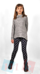 Bluza z kapturem B211 -melanż