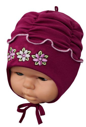 Czapka '305' - amarantowa