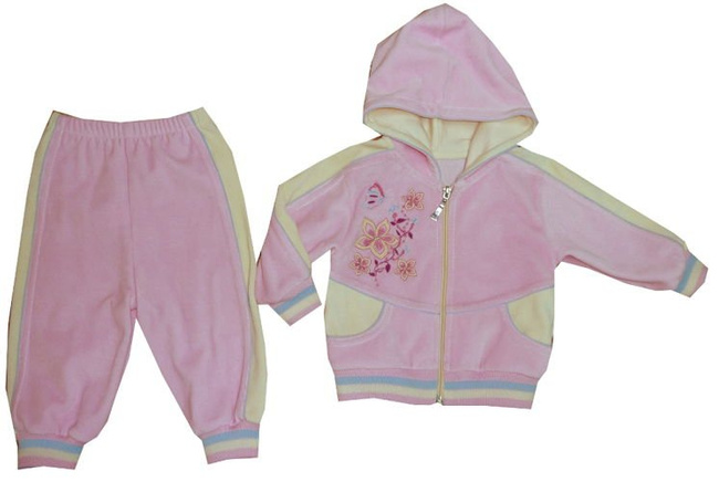 Komplet Dziewczęcy roz.68 różowy