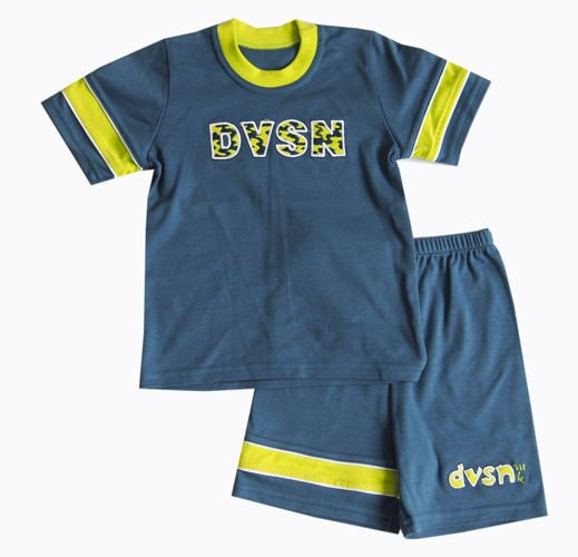 Komplet letni roz.92 ciemnoniebieski