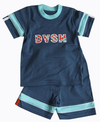 Komplet letni roz.92 ciemnoniebieski