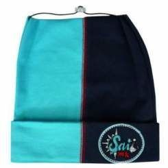 Czapka niemowlęca '302' z turkusem