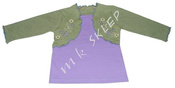Bluzka Sani roz.80 oliwkowo-morelowa
