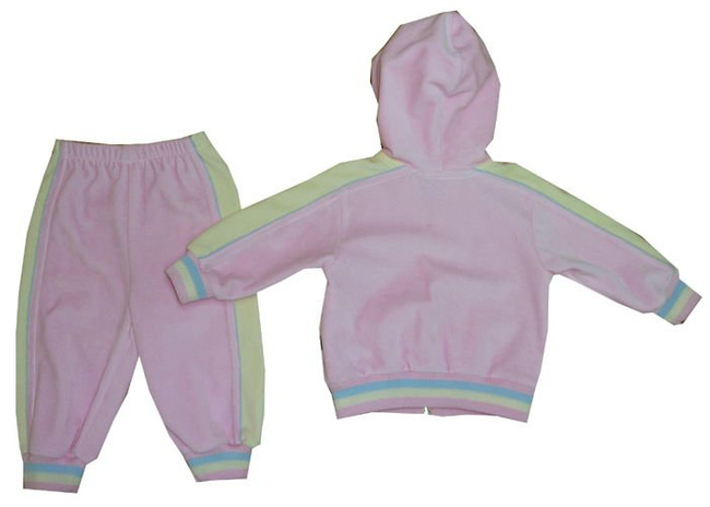 Komplet Dziewczęcy roz.68 różowy