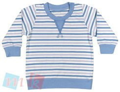 Bluzka BL20 w paski -błękitna