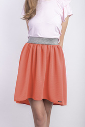 Spódniczka S127 - neon pomarańcz