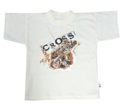 T-shirt- kremowy