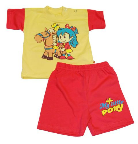 Komplet letni - brzoskwiniowy