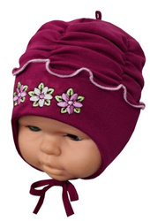 Czapka '305' - amarantowa