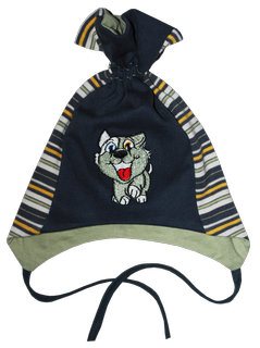 Czapka 'U'  grafitowa