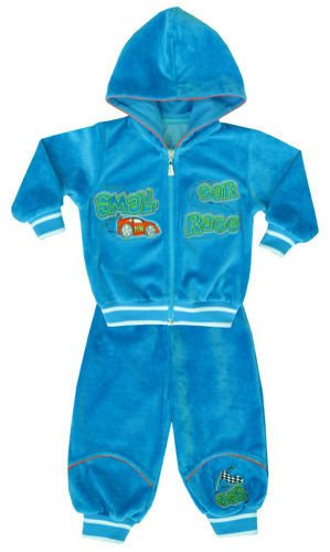 Komplet welur 4 -turkusowy