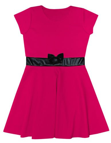 Sukienka Dziewczęca S29 roz.86-98 ciemnoróżowa