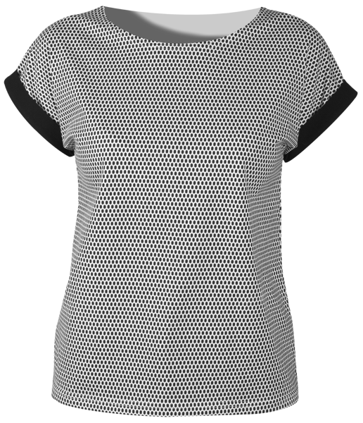 Bluzka w rzucik B655