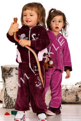 Komplet Amelka roz.62-74 amarantowy