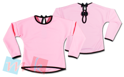 Bluzka pikowana B101 - jasnoróżowa