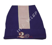 Czapka bawełniana -niebiesko-fioletowa