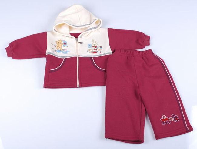 Komplet dresowy II roz.74 rudy