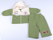 Komplet dresowy II roz.74 rudy