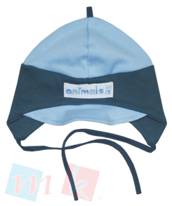 Czapka B1 z daszkiem- niebieska