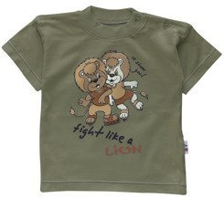 T-shirt niemowlęcy- oliwkowy