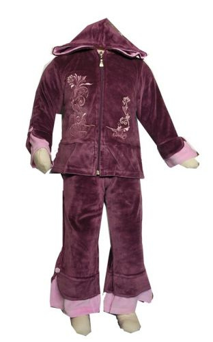 Komplet Amelka roz.80-86 fioletowy