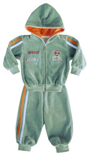 Komplet welur 7 roz.86 jasnooliwkowy