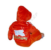 Bluza welurowa- pomarańczowa